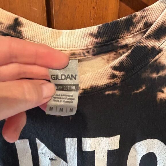 Gildan tshirt short sleeve tie dyed LA Saints or Sinners size medium - Picture 2 of 7